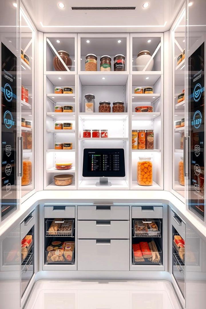 Smart Pantry Technology - 21 Larder Cupboard and Pantry Ideas for Your Kitchen