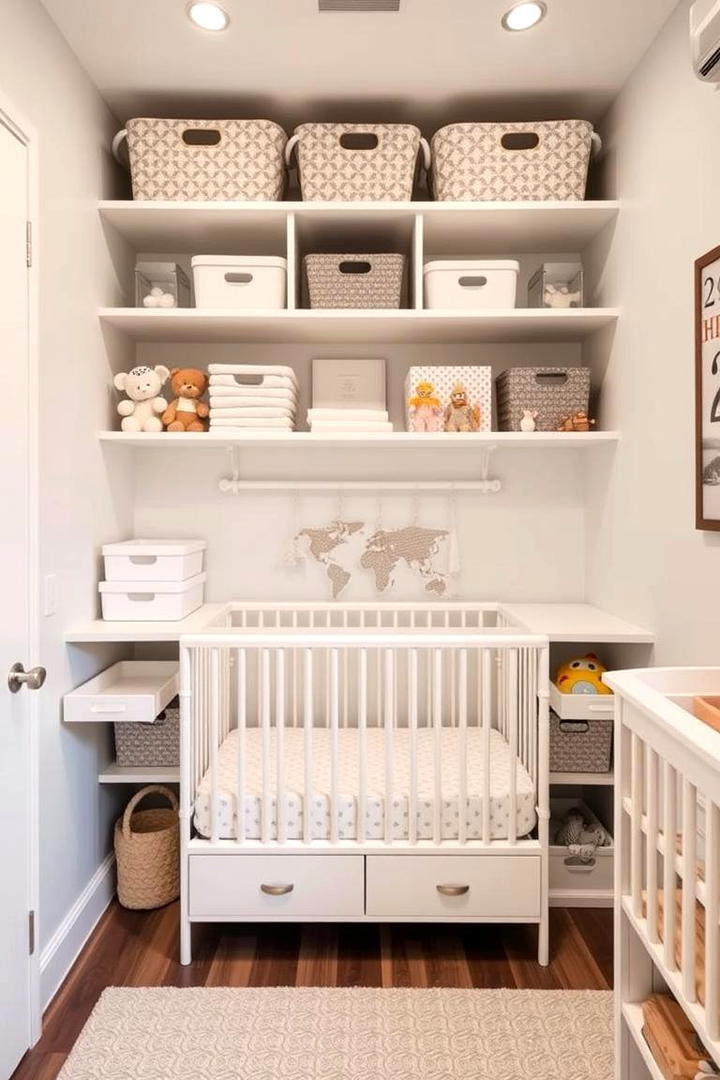 Smart Storage Innovations - 30 Twin Nursery Ideas