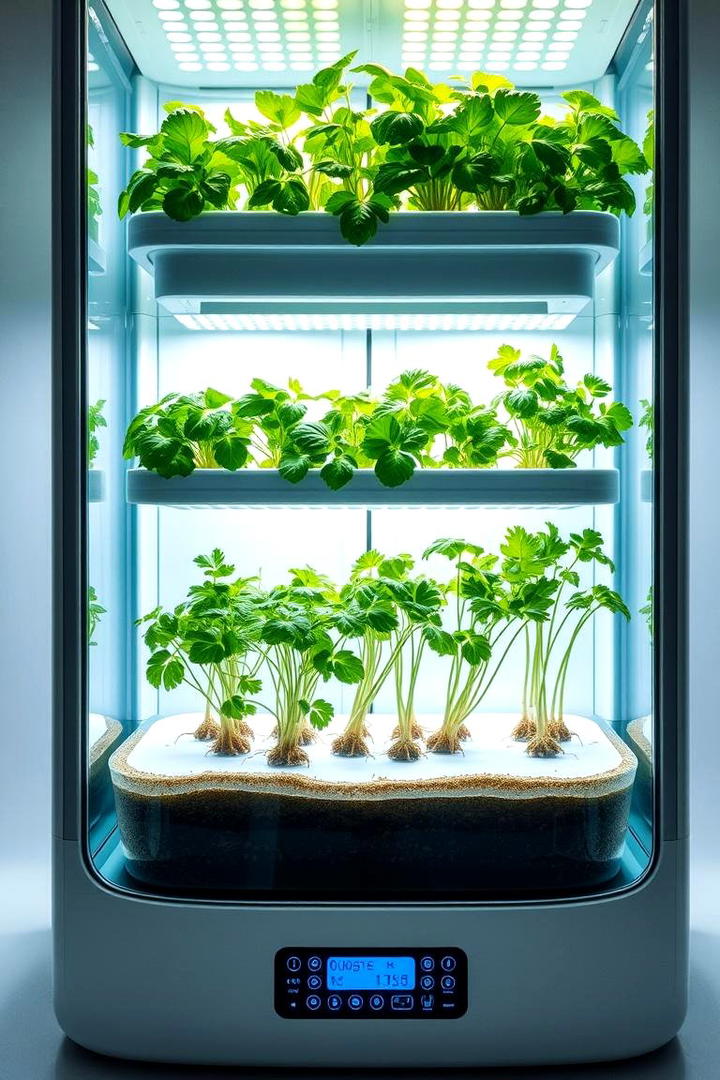 Smart Tech Enhanced Herb Garden - 21 Herb Garden Ideas