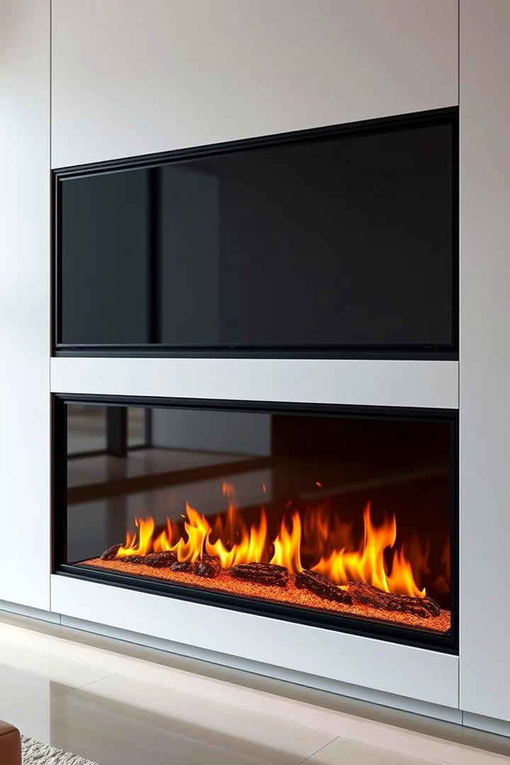 Smart Technology Fireplace - 21 Modern Fireplace Ideas