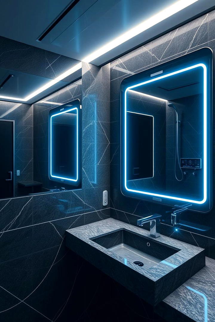 Smart Technology Integration - 21 Modern Bathroom Ideas