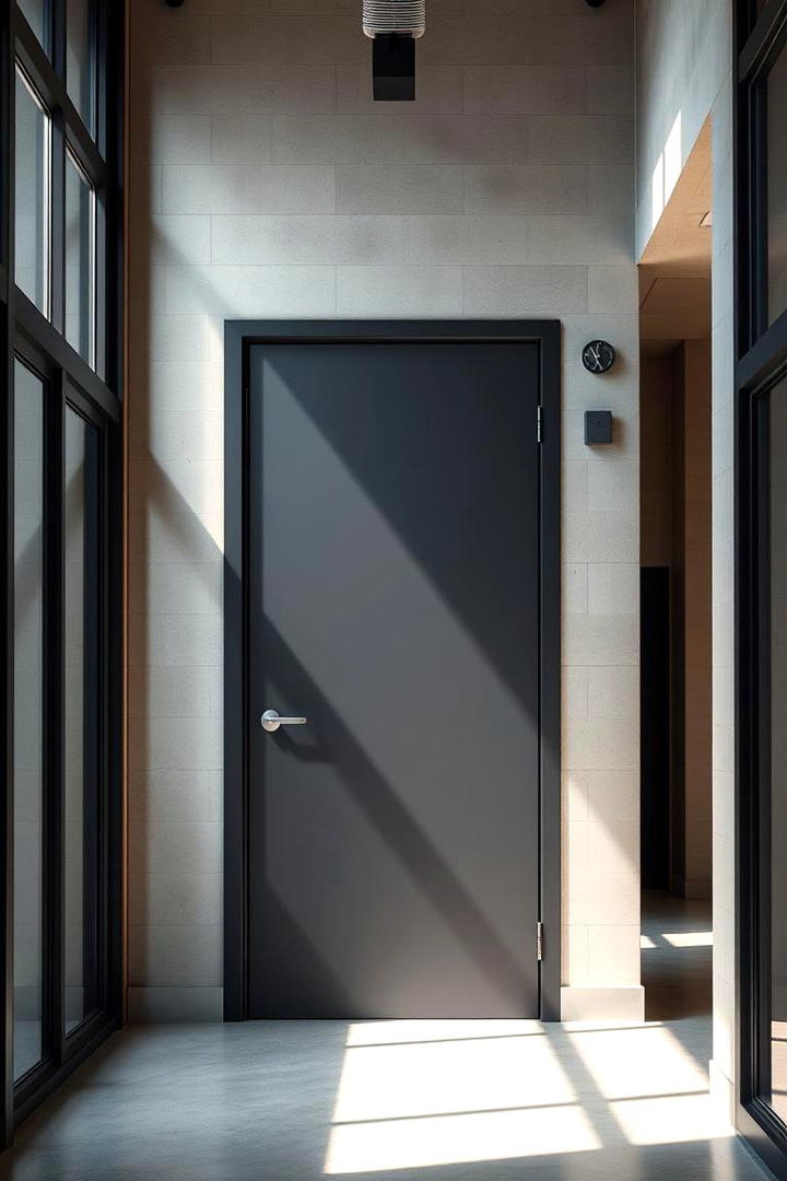 Smoky Gray - 30 Interior Door Color Ideas