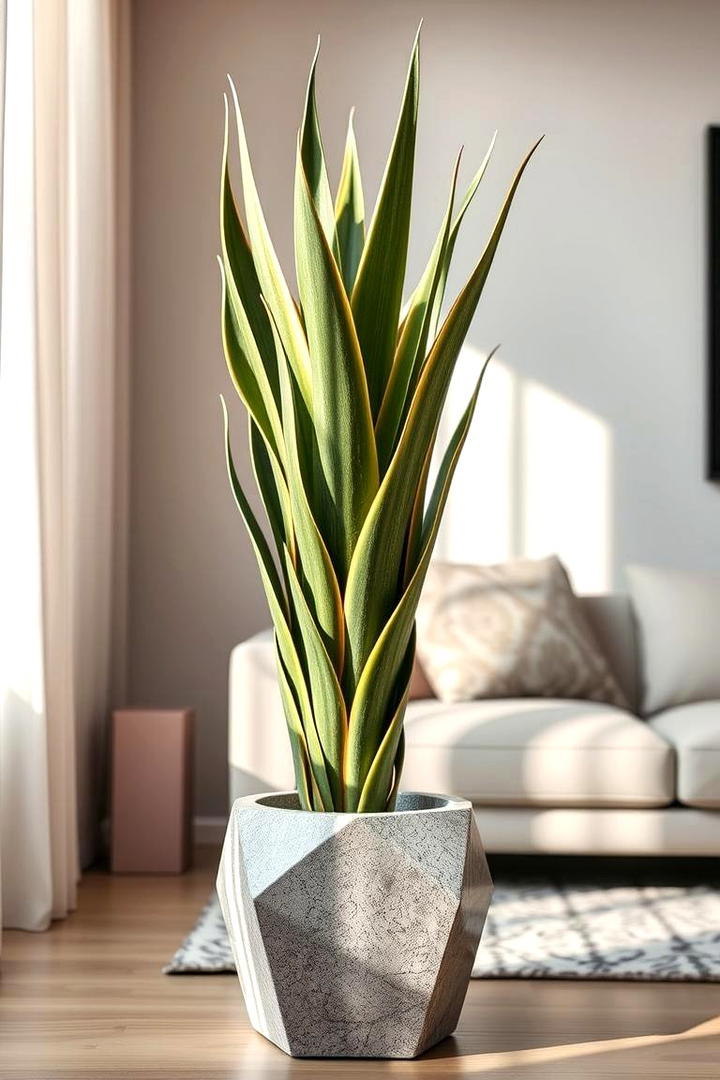 Snake Plant Sleek and Robust - 30 Indoor Plants That Dont Need Sun