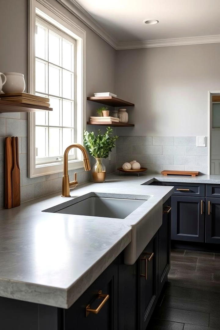 Soapstone Classic Countertops - 21 Kitchen Countertop Ideas