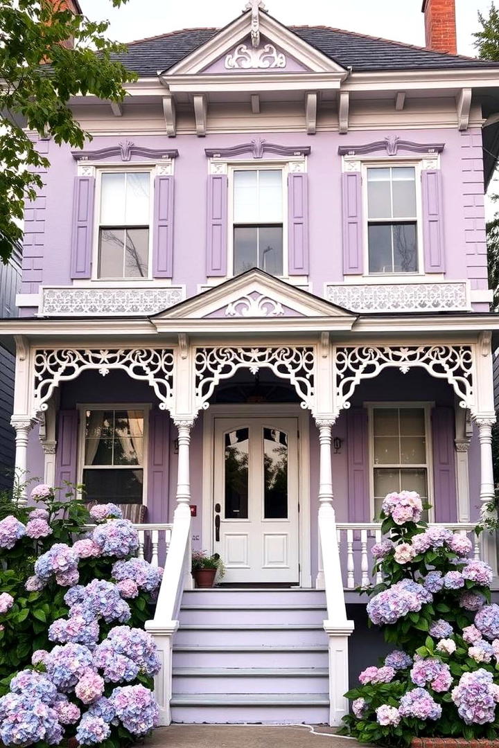 Soft Lavender Calm - 30 Stucco Colors for Home Exteriors