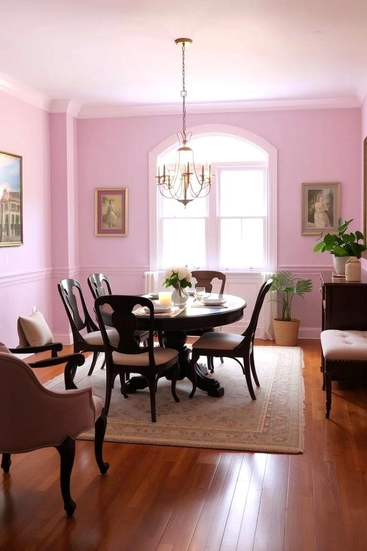 Soft Lavender Tranquility - 21 Dining Room Paint Colors