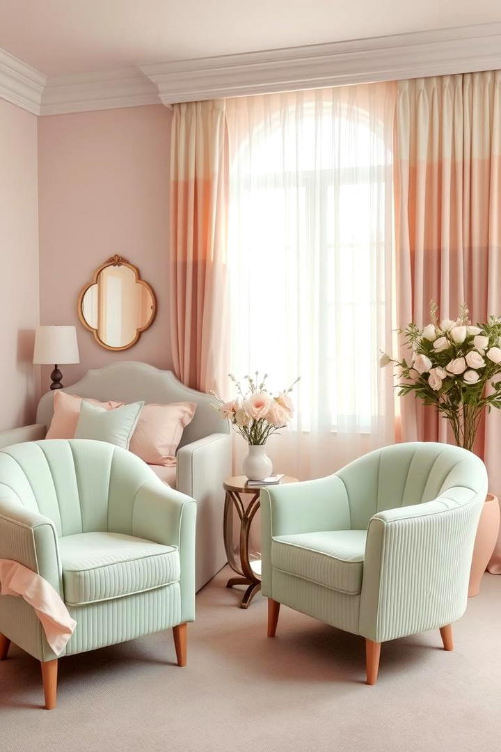 Soft Pastel Guest Room - 21 guest room ideas