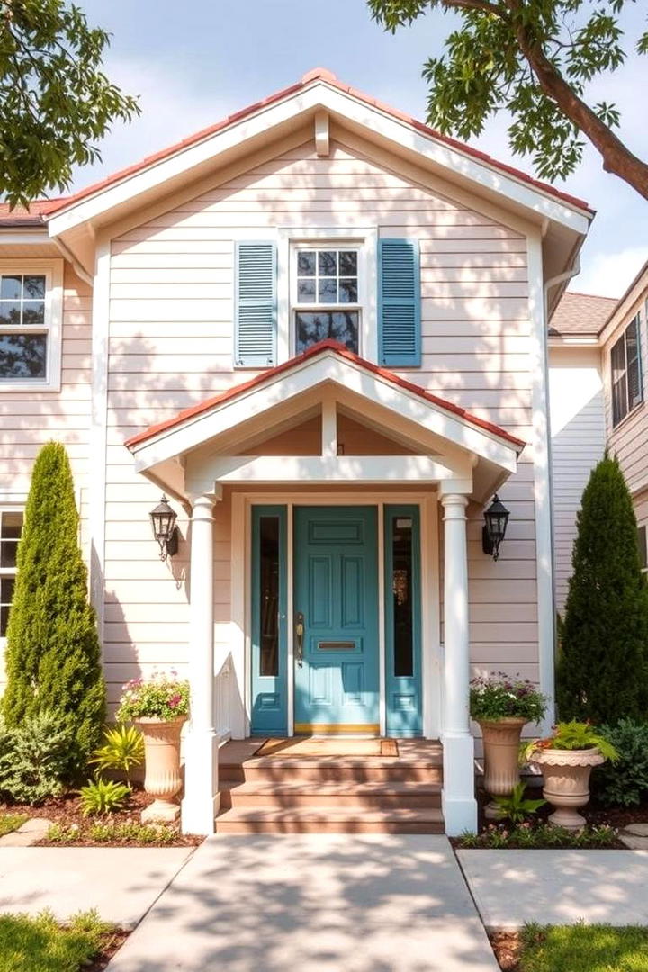 Soft Pastel Perfection - 21 Exterior House Colors  Inspiration