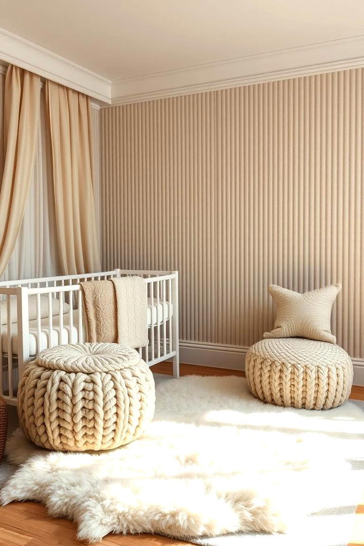 Soft Textured Layers - 30 Twin Nursery Ideas