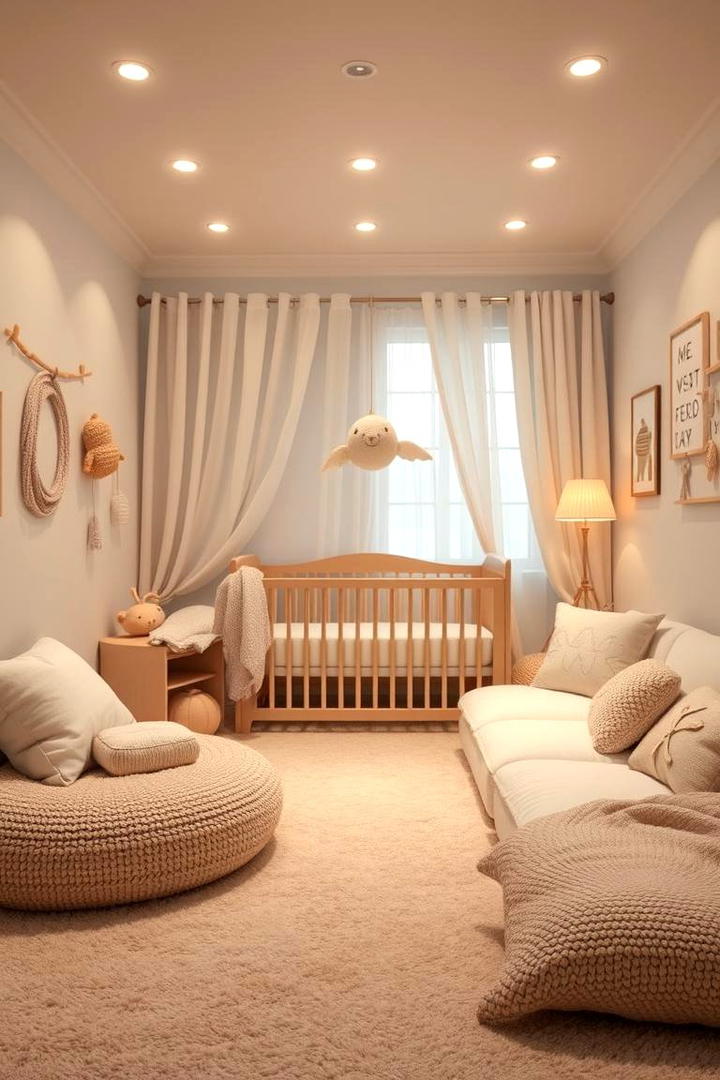 Soft and Textured Fabrics - 21 Baby Room Ideas