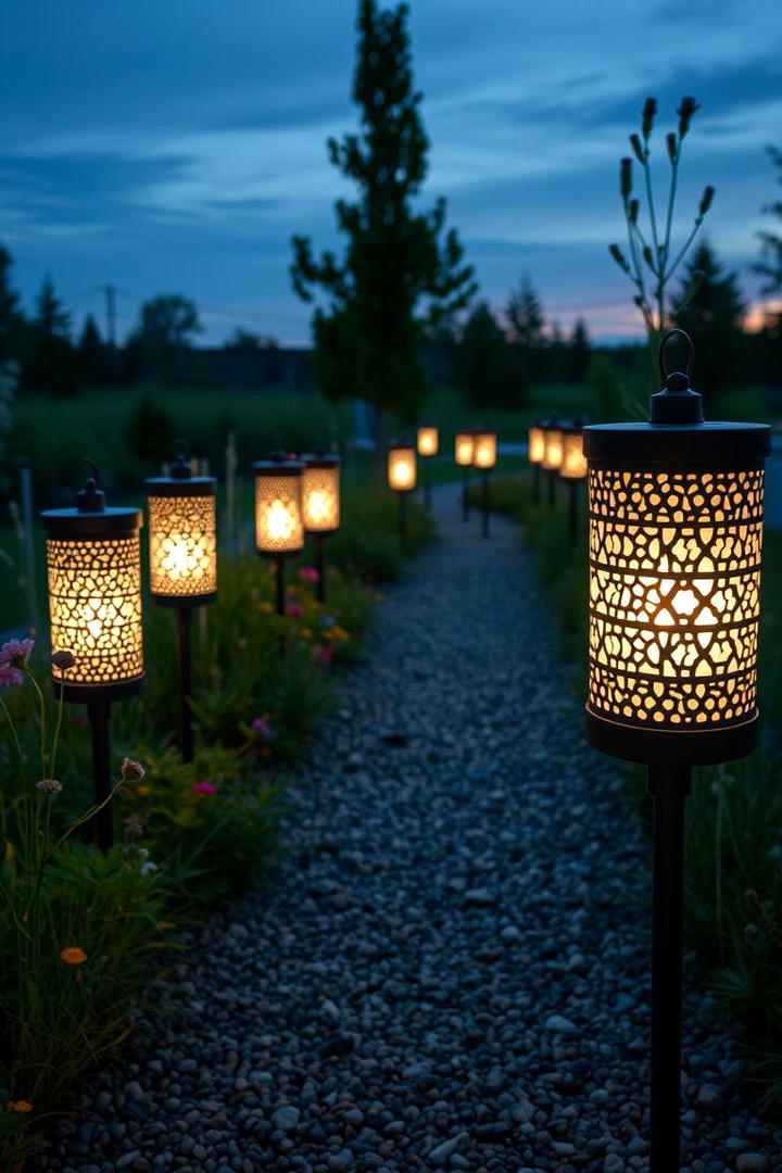 Solar Powered Brilliance - 21 Landscape Lighting Ideas