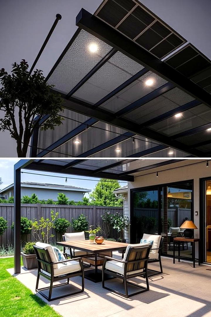 Solar Powered Patio Design - 21 Covered Patio Ideas