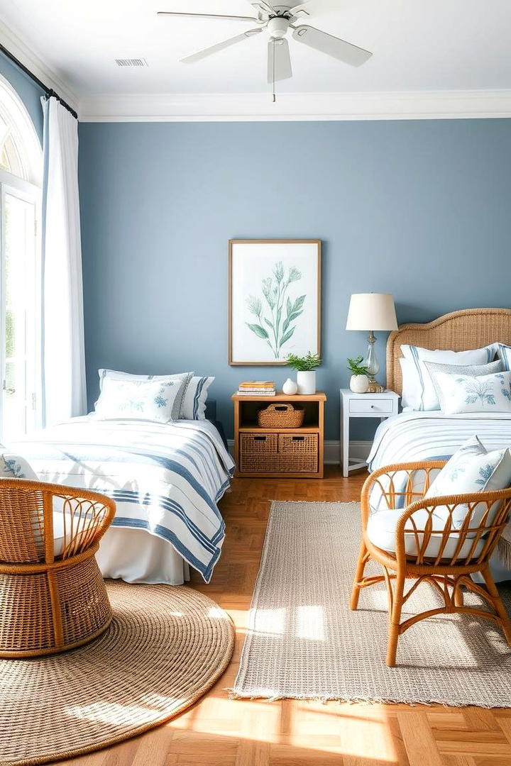 Soothing Blue and White Harmony - 21 Blue Bedroom Ideas