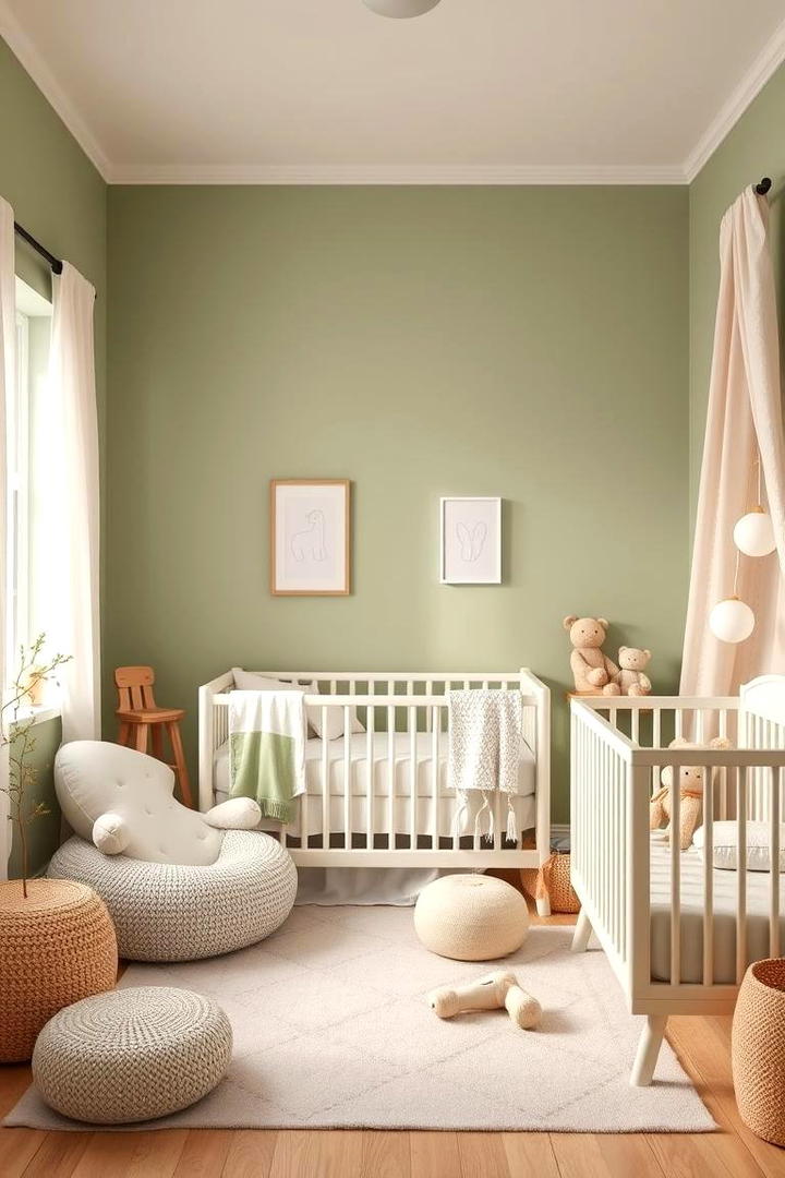 Soothing Nursery Palette - 21 Sage Green Paint Color Ideas