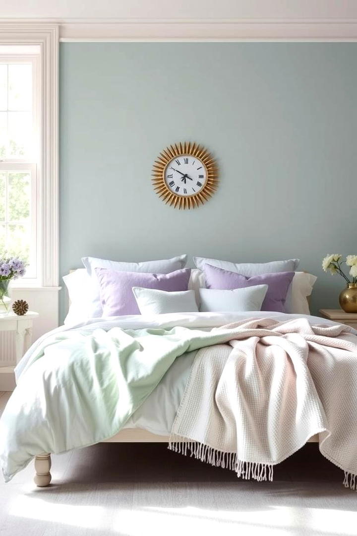 Soothing Pastel Mixes - 30 Duck Egg Blue Bedroom Ideas