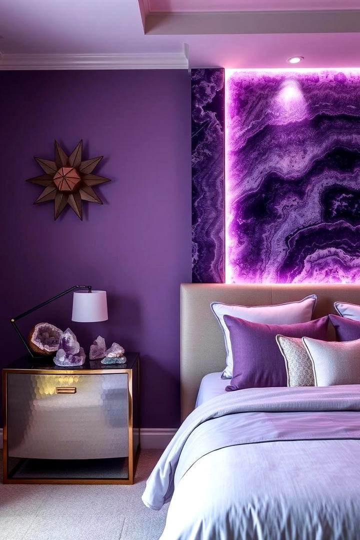 Sophisticated Amethyst Ambience - 30 Purple Bedroom Ideas