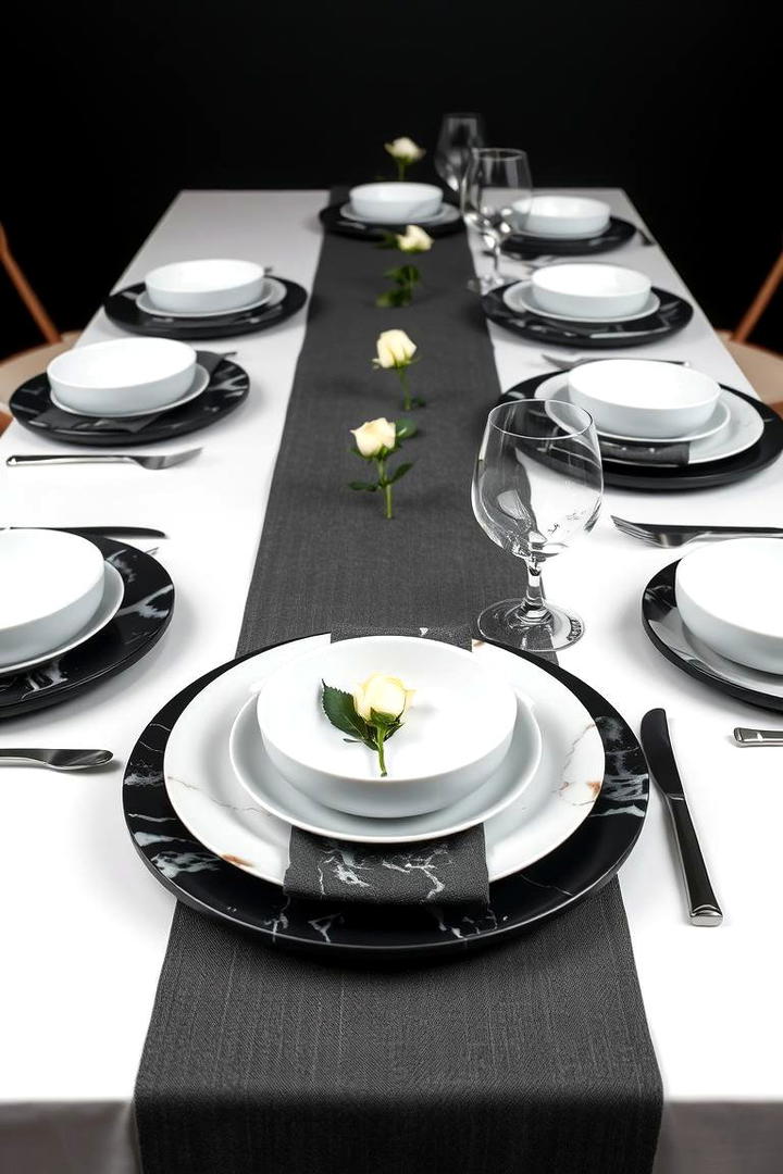 Sophisticated Black and White - 21 Thanksgiving Table Settings