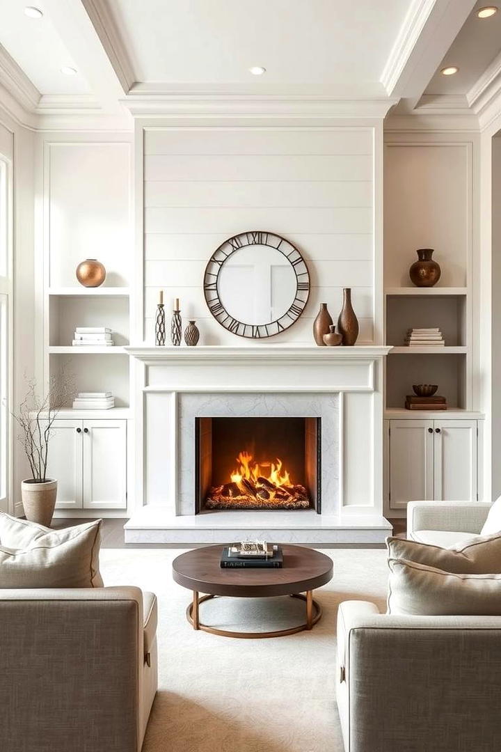 Sophisticated Shiplap Retreat - 21 Shiplap Fireplace Ideas