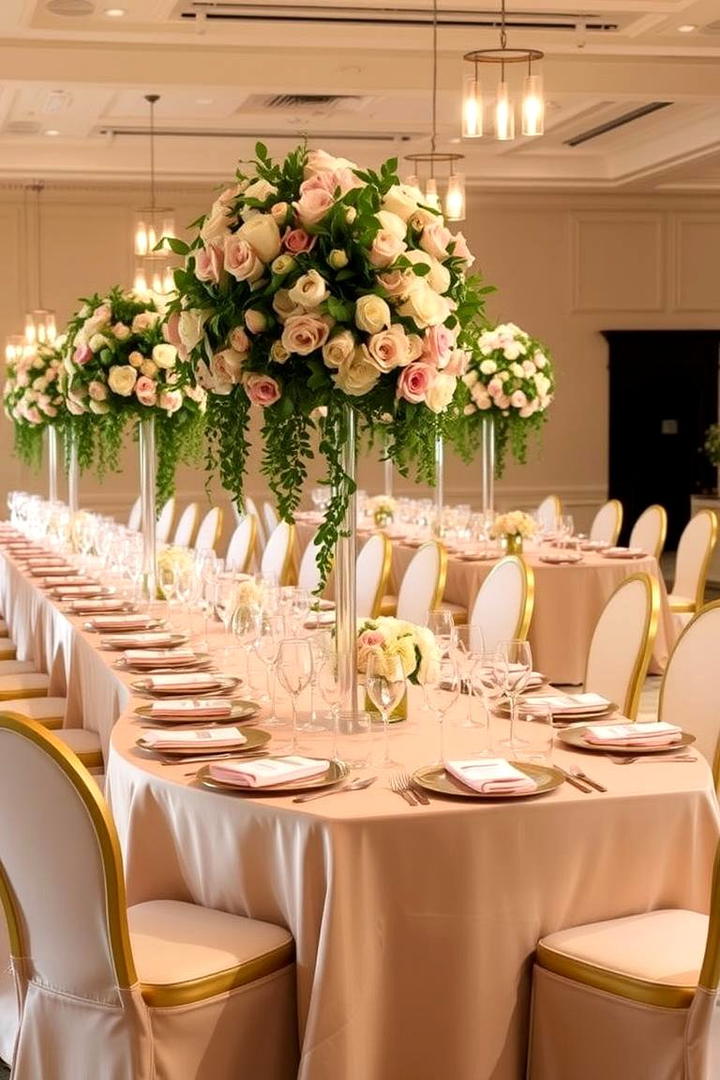 Sophisticated Table Decor - 30 Glamorous Wedding Ideas