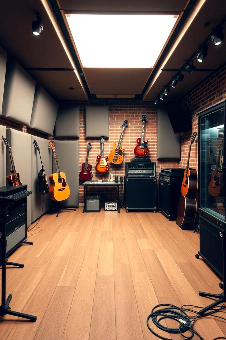 Soundproof Music Studio - 21 Basement Ideas