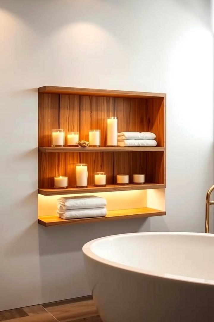 Spa Like Gold Touches - 30 Gold Bathroom Ideas