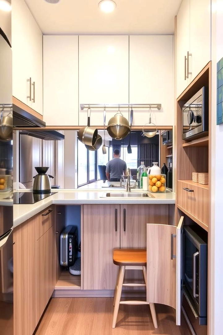 Space Saving Efficiency - 30 Kitchens Without Upper Cabinets