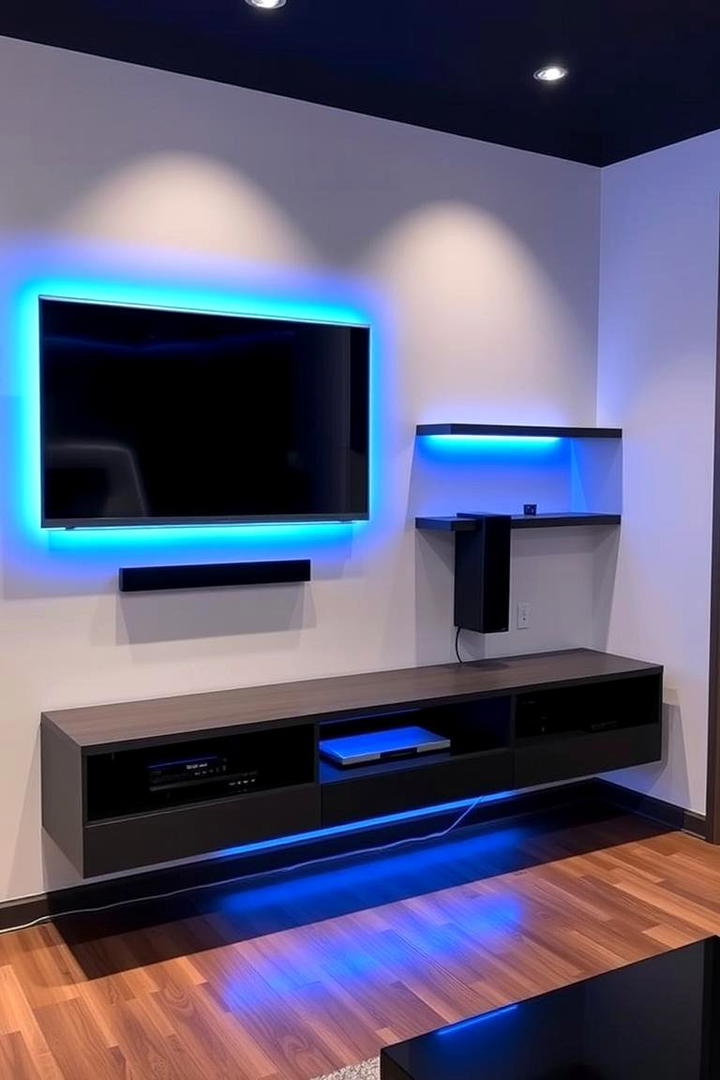 Space Saving Entertainment - 21 Small Living Room Ideas