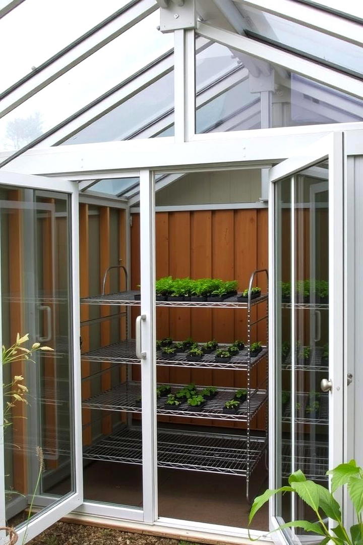 Space Saving Shed and Greenhouse Combo - 30 Greenhouse and Shed Combo Ideas