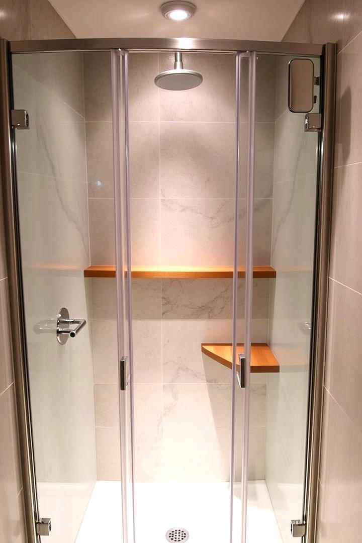 Space Saving Smart Design - 30 Doorless Walk In Shower Ideas