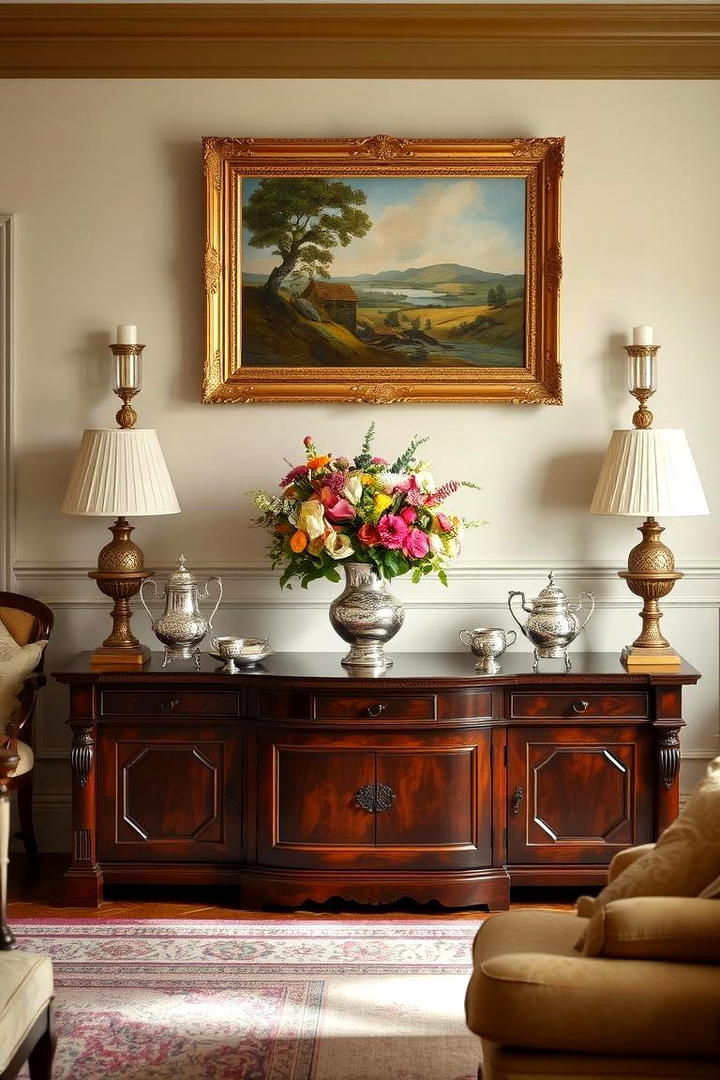 Stately Sideboards - 30 Traditional Living Room Ideas