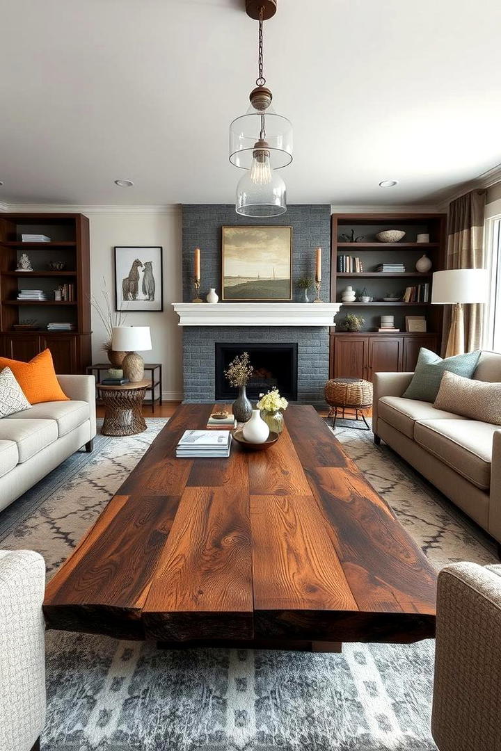 Statement Coffee Tables - 21 Cozy Living Room Ideas