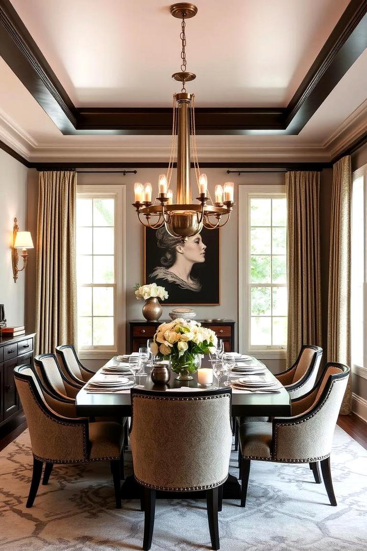 Statement Lighting Dining - 21 Formal Dining Room Ideas