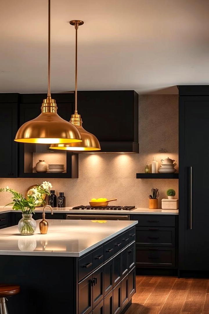 Statement Lighting Fixtures - 21 Modern Kitchen Ideas