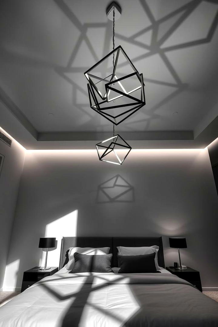 Statement Lighting Focus - 21 Modern Bedroom Ideas