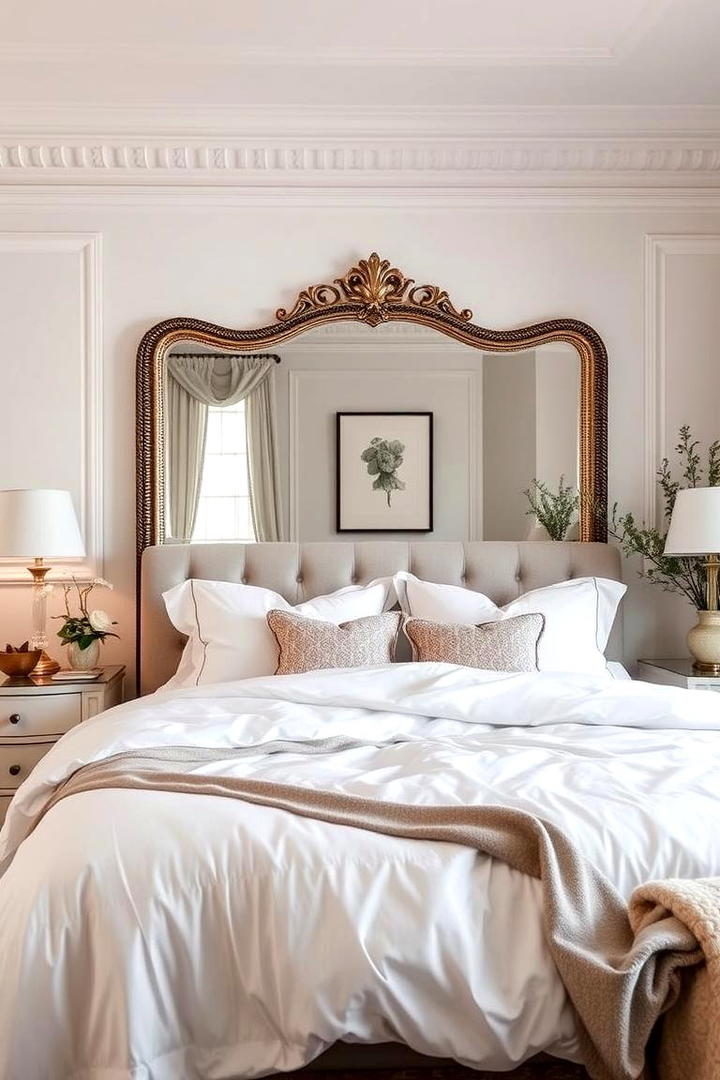 Statement Mirrors - 17 romantic bedroom ideas