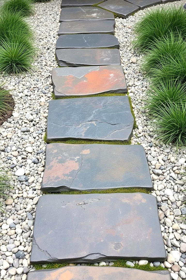 Stepping Stone Pathway - 21 walkway ideas