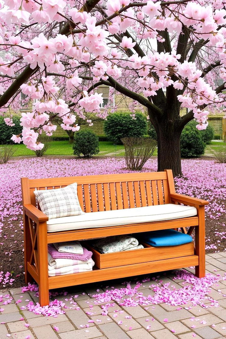 Storage Benches with Seating - 30 Outdoor Storage Ideas