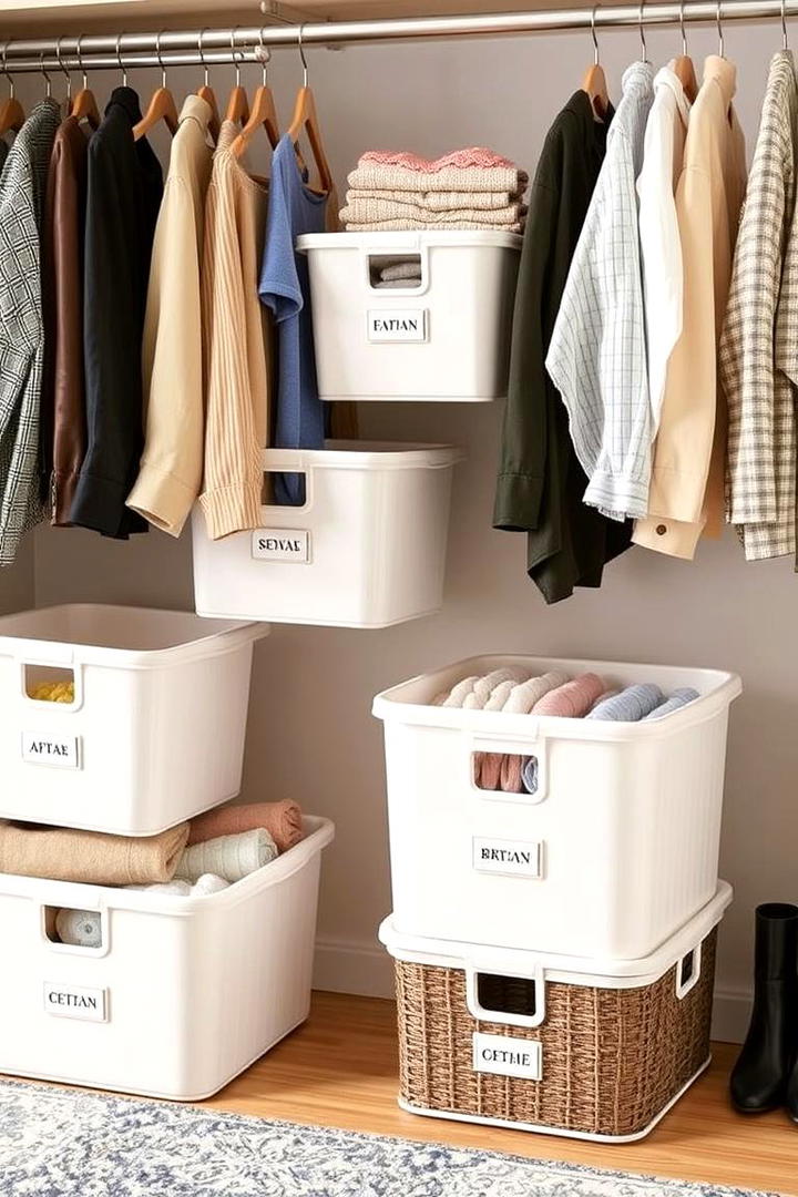 Storage Bins and Baskets - 21 Clothes Storage Ideas