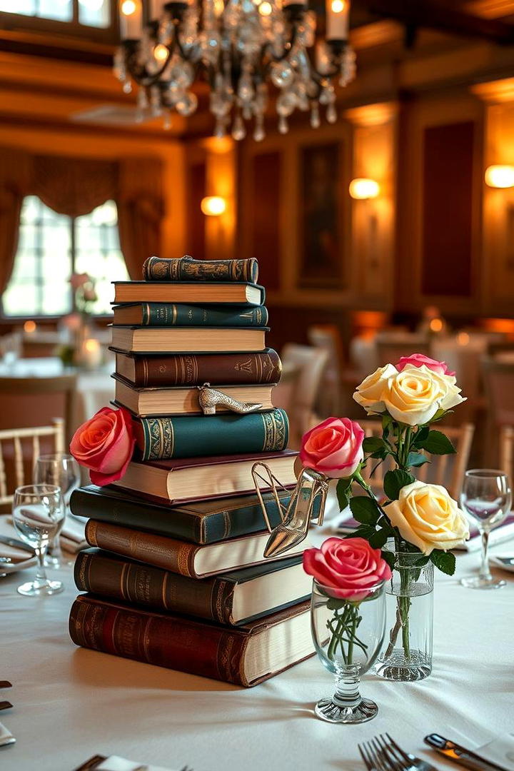 Storybook Centerpiece Arrangements - 30 Disney Wedding Ideas