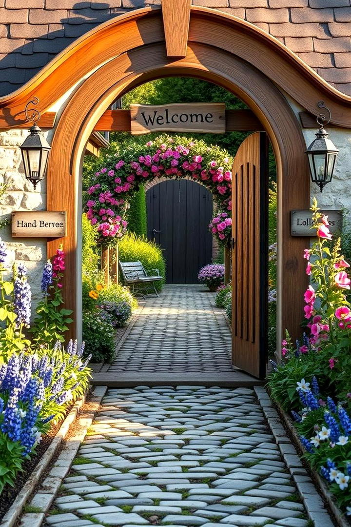 Storybook Garden Entry - 21 Cottage Garden Ideas