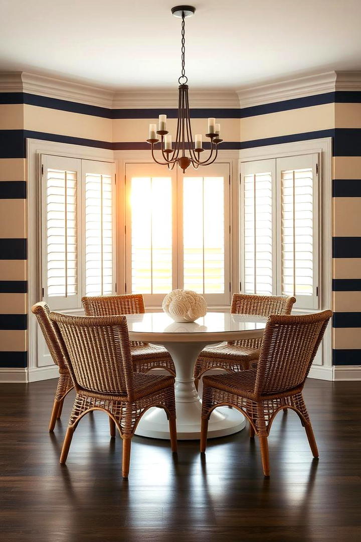 Striped Accent Wallpaper - 21 Wallpaper Ideas