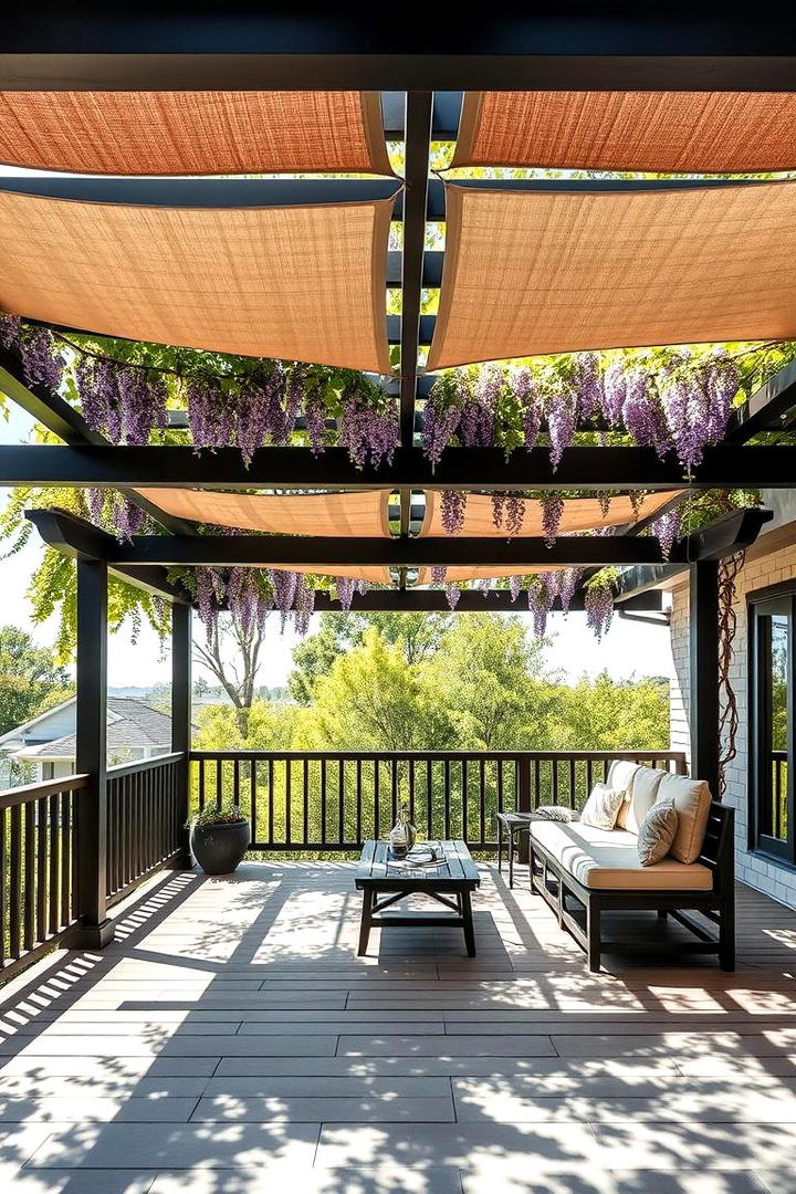 Stylish Pergola Enhanced Deck - 21 Patio Deck Ideas