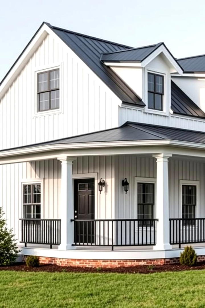 Subtle Monochrome Harmony - 21 Black and White House Exterior Ideas