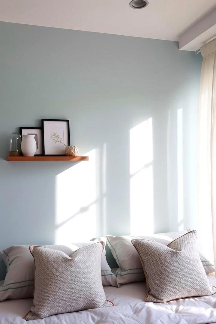 Subtle Pastel Hues - 30 Bedroom Accent Wall Ideas