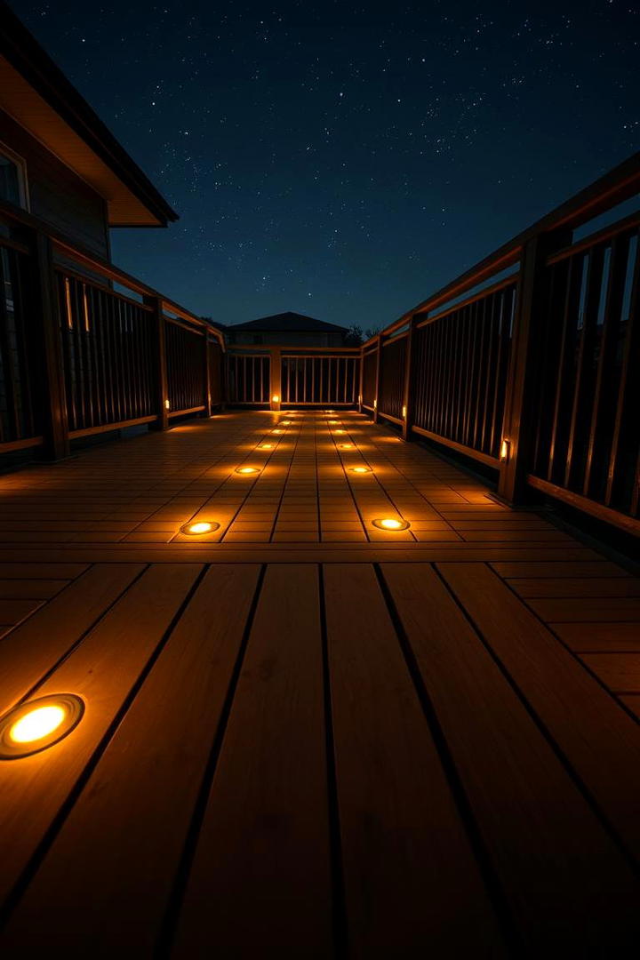 Subtle Pathway Lighting - 30 Deck Lighting Ideas