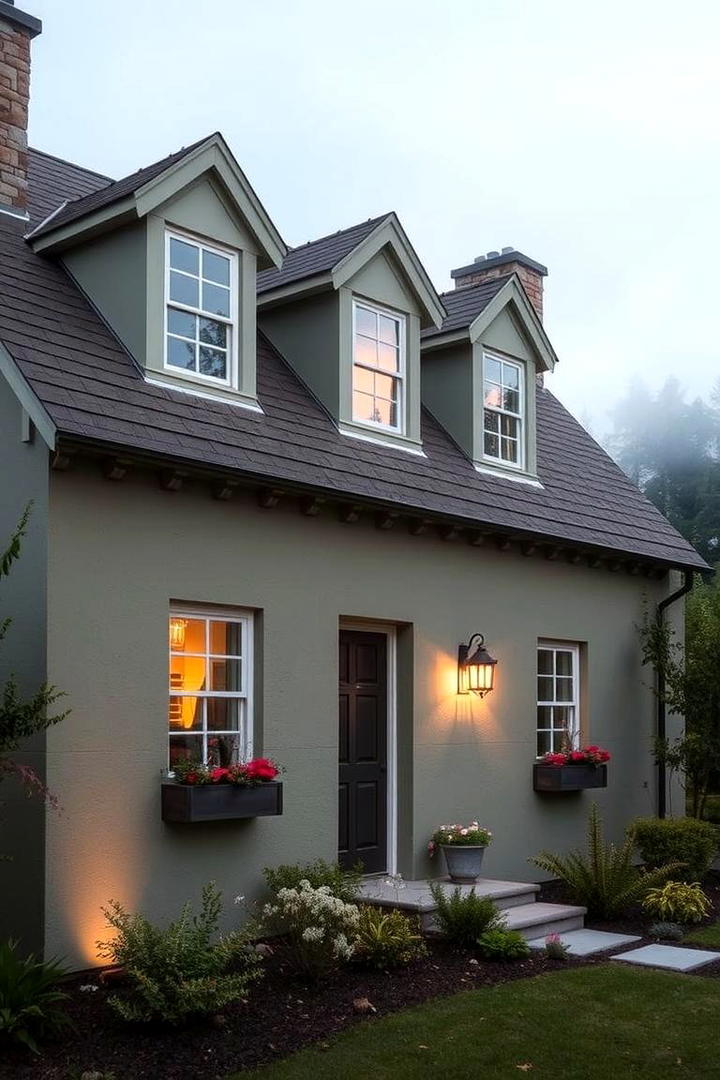 Subtle Sage Wisdom - 30 Stucco Colors for Home Exteriors