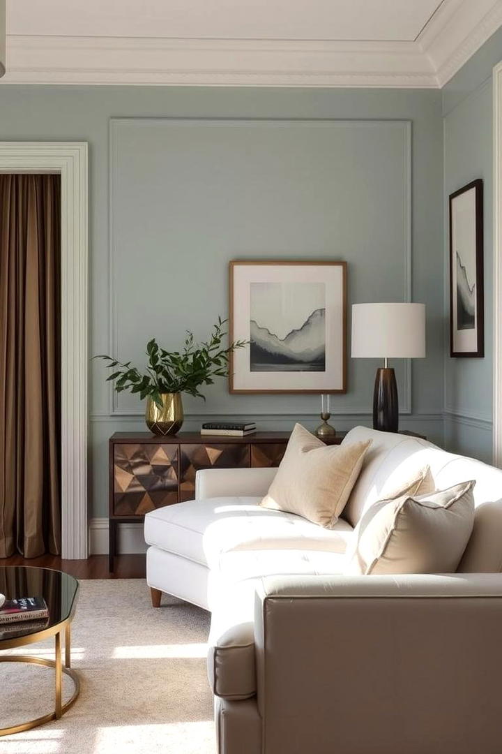 Subtle Teal Nuance - 30 Teal Living Room Ideas