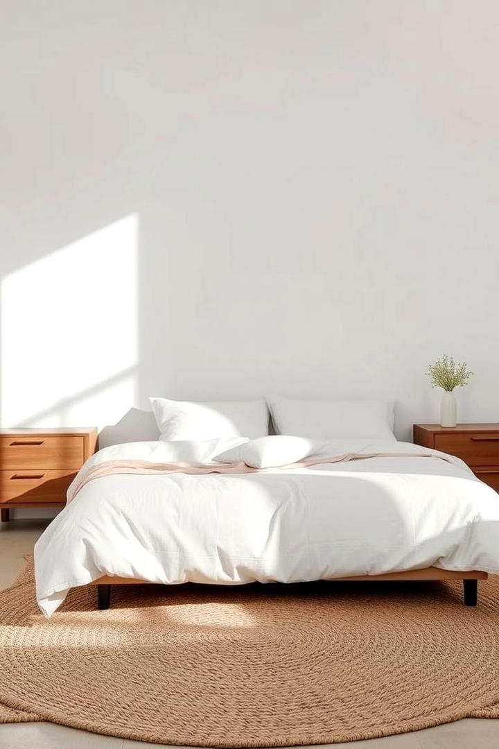 Subtle Textural Elements - 21 Minimalist Bedroom Ideas