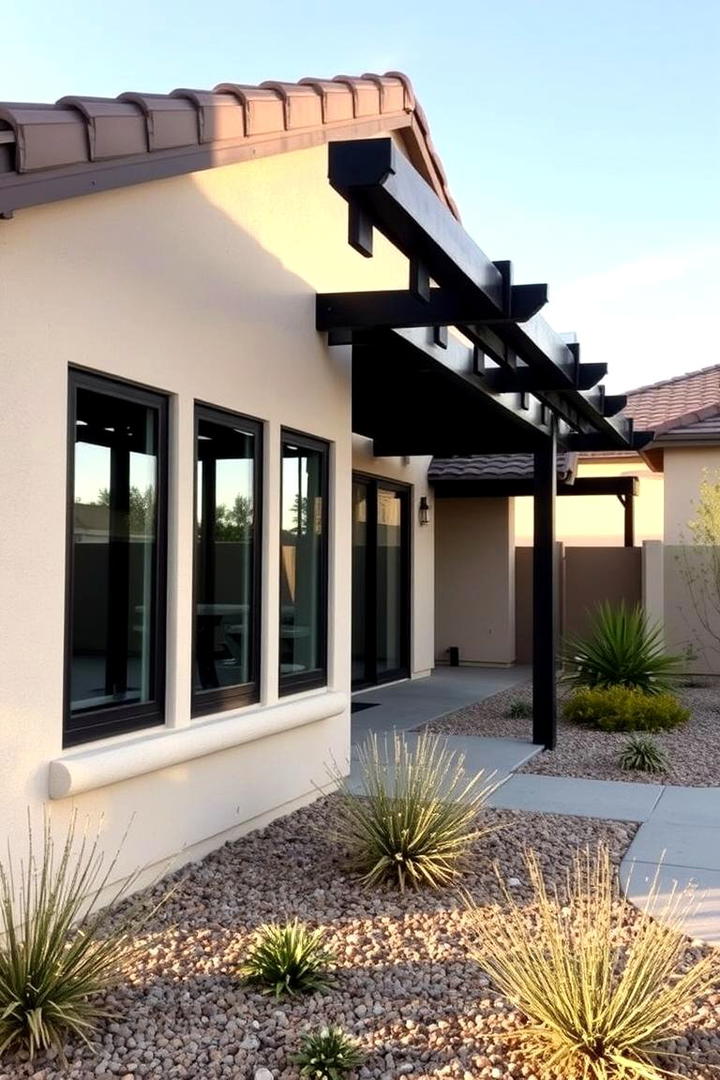 Suburban Residence with Bold Black Windows - 30 Houses With Black Windows