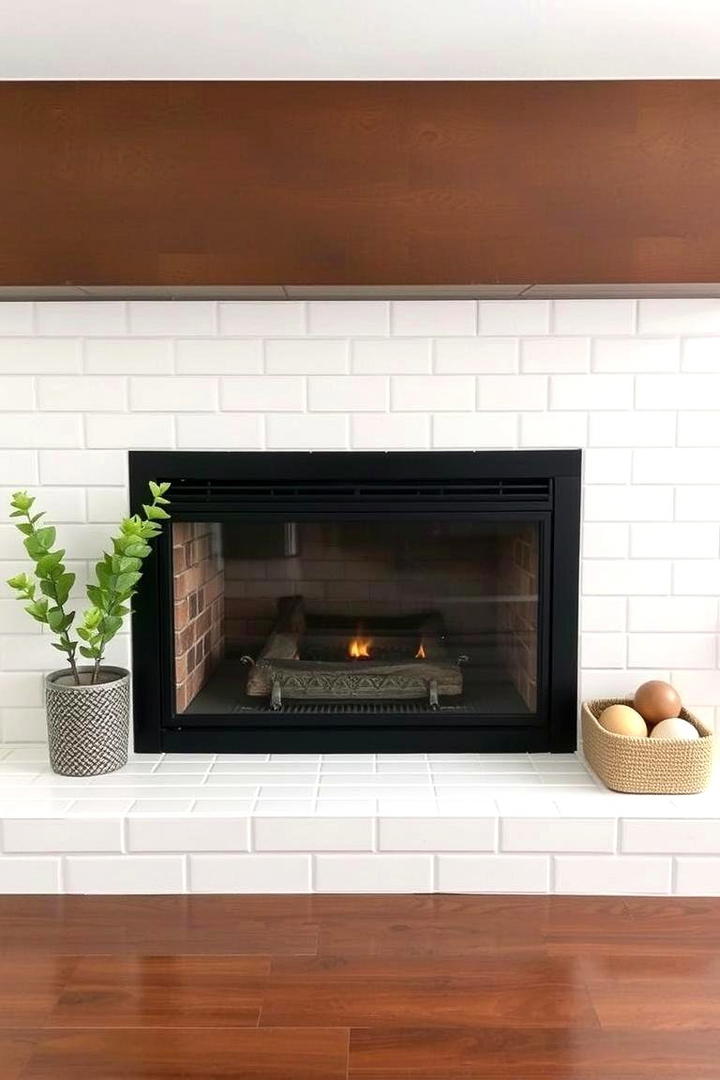 Subway Sophistication - 21 Fireplace Tile Ideas